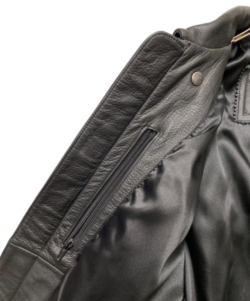 HARLEY-DAVIDSON（ハーレーダビッドソン）HARLEY-DAVIDSON (ハーレーダビッドソン) レザージャケット ブラック サイズ:Sの古着・服飾アイテム