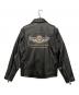 HARLEY-DAVIDSON (ハーレーダビッドソン) レザージャケット ブラック サイズ:S：25000円