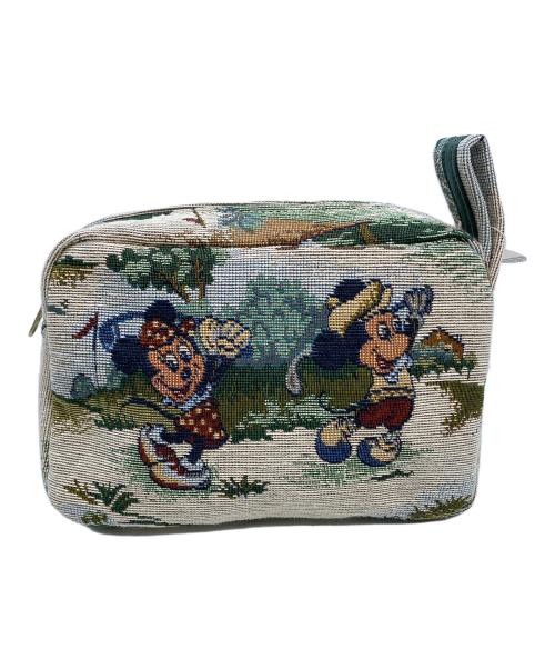 DISNEY（ディズニー）DISNEY (ディズニー) ポーチ ベージュの古着・服飾アイテム