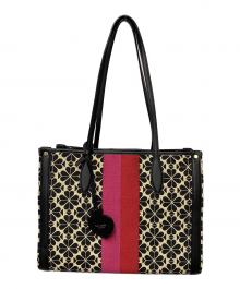 Kate Spade（ケイトスペード）の古着「トートバッグ」｜ホワイト×ブラック