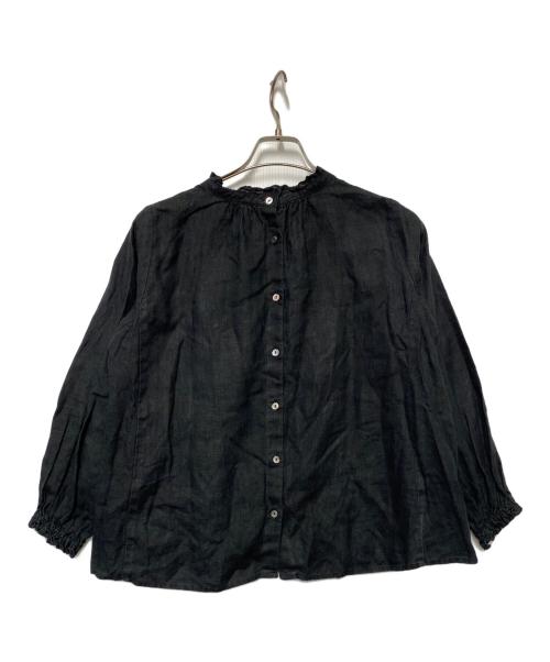nest Robe（ネストローブ）nest Robe (ネストローブ) 長袖ブラウス ブラック サイズ:Freeの古着・服飾アイテム