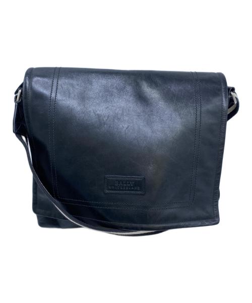 BALLY（バリー）BALLY (バリー) BALLY　メッセンジャーバッグ ブラックの古着・服飾アイテム