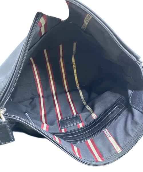 BALLY（バリー）BALLY (バリー) BALLY　メッセンジャーバッグ ブラックの古着・服飾アイテム