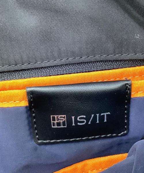 IS/IT（イズイット）is/it (イズイット) ビジネスバッグ ブラック×オレンジの古着・服飾アイテム