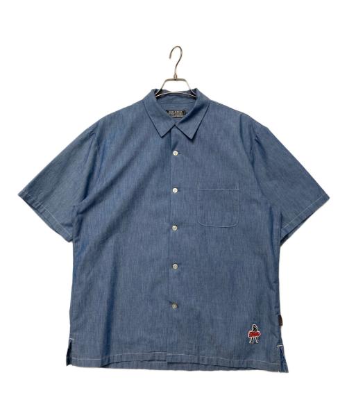Hysteric Glamour（ヒステリックグラマー）Hysteric Glamour (ヒステリックグラマー) 半袖シャツ ブルー サイズ:XLの古着・服飾アイテム