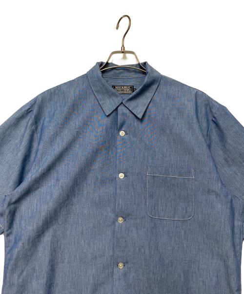Hysteric Glamour（ヒステリックグラマー）Hysteric Glamour (ヒステリックグラマー) 半袖シャツ ブルー サイズ:XLの古着・服飾アイテム