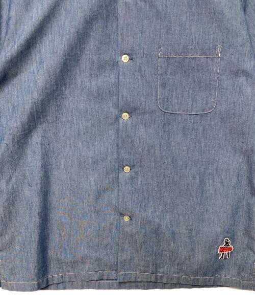 Hysteric Glamour（ヒステリックグラマー）Hysteric Glamour (ヒステリックグラマー) 半袖シャツ ブルー サイズ:XLの古着・服飾アイテム