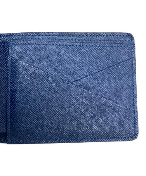LOUIS VUITTON（ルイ ヴィトン）LOUIS VUITTON (ルイ ヴィトン) 2つ折り財布 ネイビーの古着・服飾アイテム