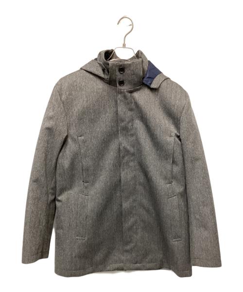 MICHEL KLEIN HOMME（ミッシェルクラン オム）MICHEL KLEIN HOMME (ミッシェルクラン オム) ライナー付き中綿コート グレー サイズ:51の古着・服飾アイテム