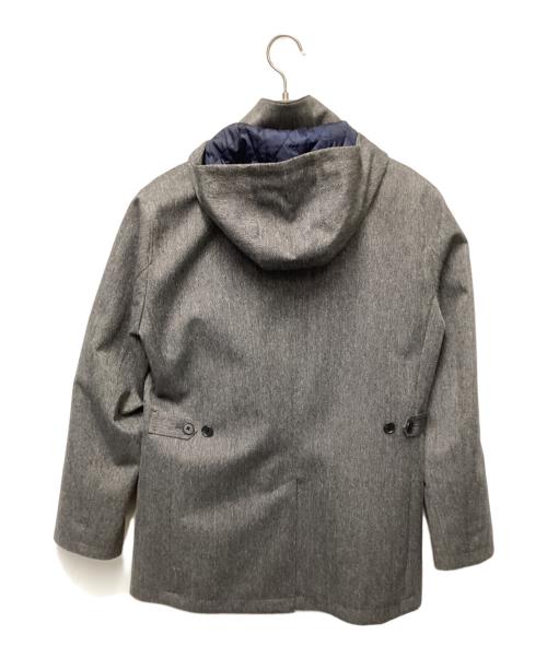 MICHEL KLEIN HOMME（ミッシェルクラン オム）MICHEL KLEIN HOMME (ミッシェルクラン オム) ライナー付き中綿コート グレー サイズ:51の古着・服飾アイテム
