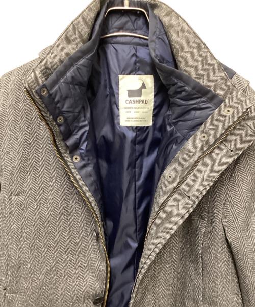 MICHEL KLEIN HOMME（ミッシェルクラン オム）MICHEL KLEIN HOMME (ミッシェルクラン オム) ライナー付き中綿コート グレー サイズ:51の古着・服飾アイテム