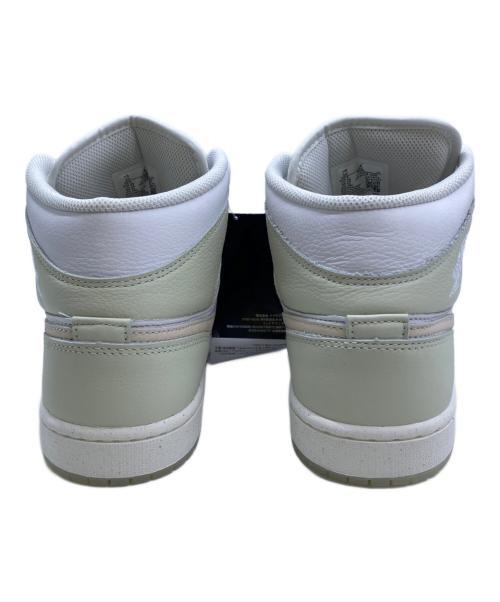 NIKE（ナイキ）NIKE (ナイキ) Nike Air Jordan 1 Mid  ホワイト×グァバアイス サイズ:28 未使用品の古着・服飾アイテム