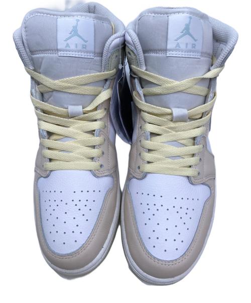 NIKE（ナイキ）NIKE (ナイキ) Nike Air Jordan 1 Mid  ホワイト×グァバアイス サイズ:28 未使用品の古着・服飾アイテム