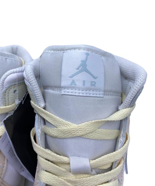NIKE（ナイキ）NIKE (ナイキ) Nike Air Jordan 1 Mid  ホワイト×グァバアイス サイズ:28 未使用品の古着・服飾アイテム
