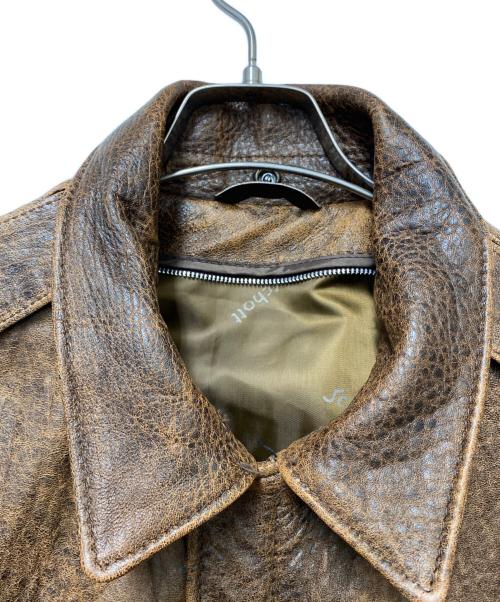 Schott（ショット）Schott (ショット) Schott　レザーフライトジャケット ブラウン サイズ:SIZE46（L相当）の古着・服飾アイテム