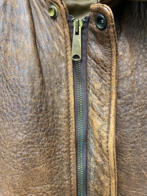 Schott（ショット）Schott (ショット) Schott　レザーフライトジャケット ブラウン サイズ:SIZE46（L相当）の古着・服飾アイテム