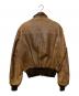 Schott (ショット) Schott　レザーフライトジャケット ブラウン サイズ:SIZE46（L相当）：30000円