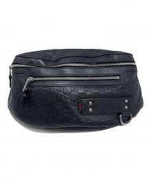 GUCCI（グッチ）の古着「GUCCI　シェリーライン　ボディバッグ」｜ブラック