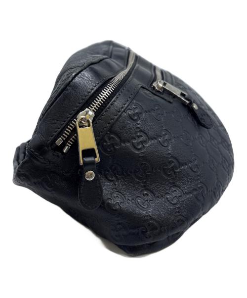 GUCCI（グッチ）GUCCI (グッチ) GUCCI　シェリーライン　ボディバッグ ブラックの古着・服飾アイテム