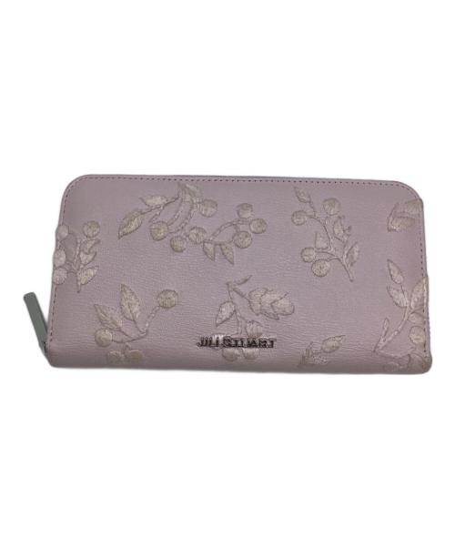 JILL STUART（ジルスチュアート）JILL STUART (ジルスチュアート) JILL STUART　ラウンドファスナー財布 ピンクの古着・服飾アイテム