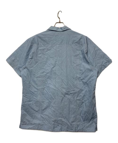 cubavera（キューバベラ）Cubavera (キューバベラ) 半袖シャツ ブルー サイズ:Lの古着・服飾アイテム