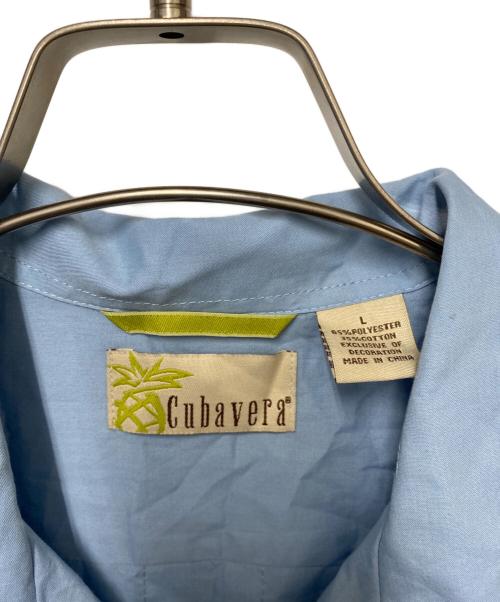 cubavera（キューバベラ）Cubavera (キューバベラ) 半袖シャツ ブルー サイズ:Lの古着・服飾アイテム