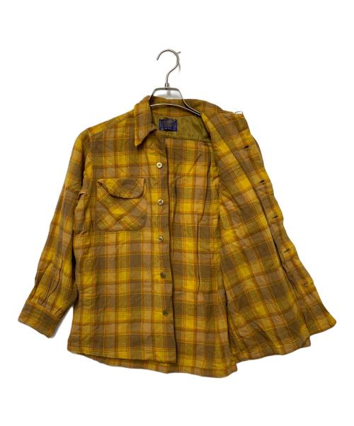 PENDLETON（ペンドルトン）PENDLETON (ペンドルトン) 長袖シャツ イエロー サイズ:Sの古着・服飾アイテム