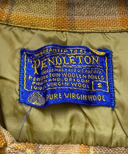 PENDLETON（ペンドルトン）PENDLETON (ペンドルトン) 長袖シャツ イエロー サイズ:Sの古着・服飾アイテム