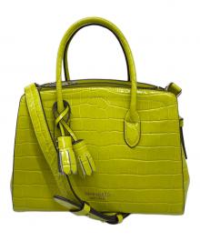 Kate Spade（ケイトスペード）の古着「Kate Spade 2WAYショルダーバッグ」｜黄緑