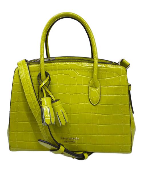 Kate Spade（ケイトスペード）Kate Spade (ケイトスペード) Kate Spade 2WAYショルダーバッグ 黄緑の古着・服飾アイテム