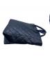 中古・古着 YOUNG & OLSEN The DRYGOODS STORE (ヤングアンドオルセン ザ ドライグッズストア) YOUNG & OLSEN The DRYGOODS STORE　キルティングハンドバッグ ブラック：5000円