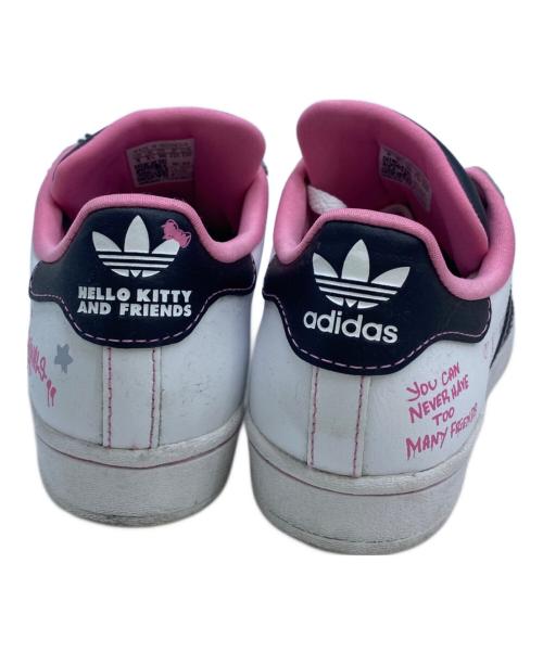 adidas（アディダス）adidas (アディダス) Sanrio (サンリオ) adidas×sanrio スニーカー ホワイト×ピンク サイズ:22.5の古着・服飾アイテム