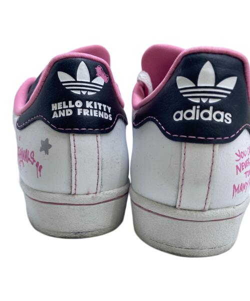 adidas（アディダス）adidas (アディダス) Sanrio (サンリオ) adidas×sanrio スニーカー ホワイト×ピンク サイズ:22.5の古着・服飾アイテム