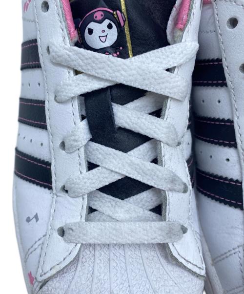 adidas（アディダス）adidas (アディダス) Sanrio (サンリオ) adidas×sanrio スニーカー ホワイト×ピンク サイズ:22.5の古着・服飾アイテム