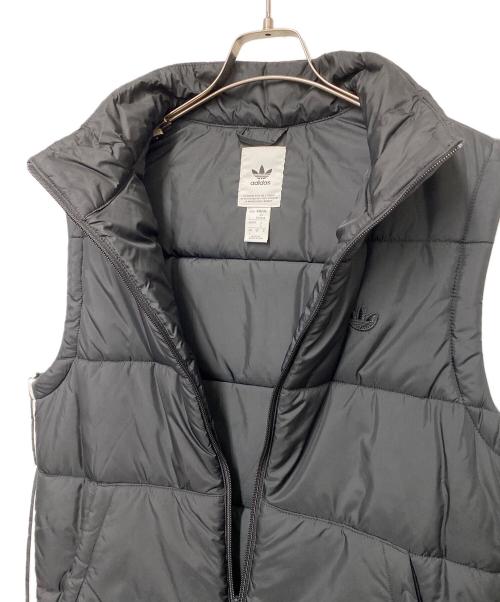 adidas Originals（アディダスオリジナル）adidas originals (アディダスオリジナル) 中綿ベスト ブラック サイズ:Lの古着・服飾アイテム