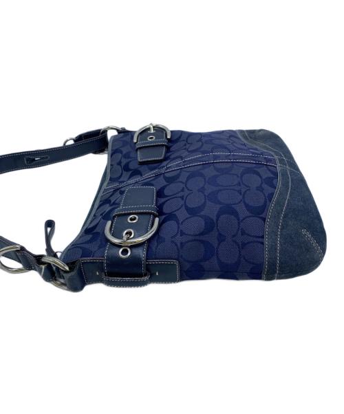 COACH（コーチ）COACH (コーチ) ショルダーバッグ ネイビーの古着・服飾アイテム