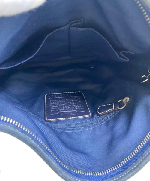 COACH（コーチ）COACH (コーチ) ショルダーバッグ ネイビーの古着・服飾アイテム