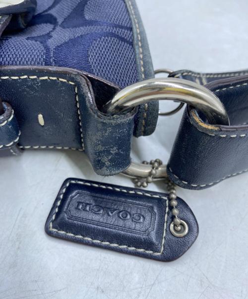 COACH（コーチ）COACH (コーチ) ショルダーバッグ ネイビーの古着・服飾アイテム
