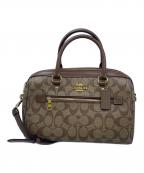COACHコーチ）の古着「COACH　2WAYバッグ」｜ブラウン