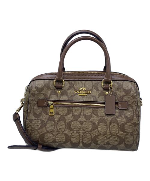 COACH（コーチ）COACH (コーチ) COACH　2WAYバッグ ブラウンの古着・服飾アイテム