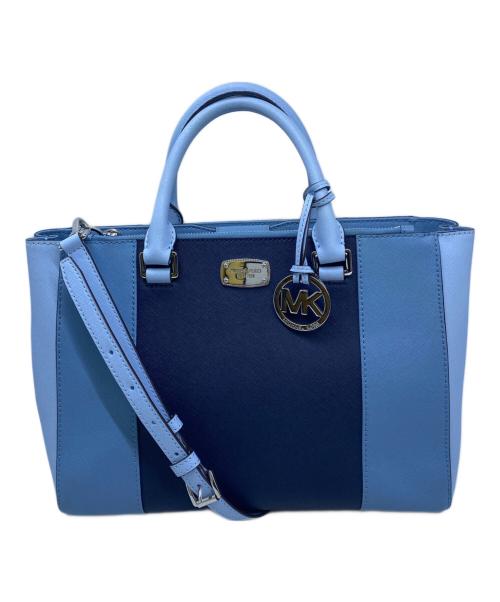 MICHAEL KORS（マイケルコース）MICHAEL KORS (マイケルコース) MICHAEL KORS　2WAYバッグ ブルーの古着・服飾アイテム