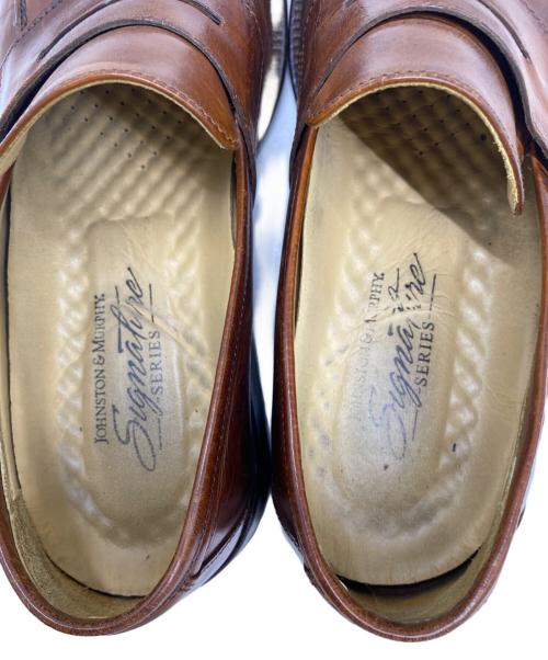 JOHNSTON&MURPHY（ジョンストン＆マーフィー）JOHNSTON&MURPHY (ジョンストン＆マーフィー) JOHNSTON&MURPHY　コインローファー ブラウン サイズ:25の古着・服飾アイテム