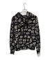 Hysteric Glamour (ヒステリックグラマー) 総柄ジップパーカー ブラック サイズ:L：10000円
