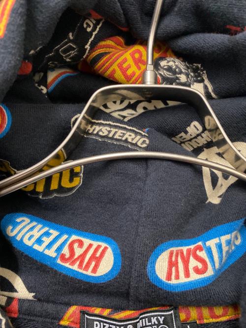 Hysteric Glamour（ヒステリックグラマー）Hysteric Glamour (ヒステリックグラマー) Hysteric Glamour　ジップパーカー ブラック サイズ:Lの古着・服飾アイテム