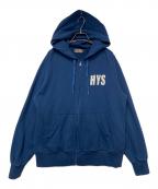Hysteric Glamourヒステリックグラマー）の古着「Hysteric Glamour　ジップパーカー」｜ブルー