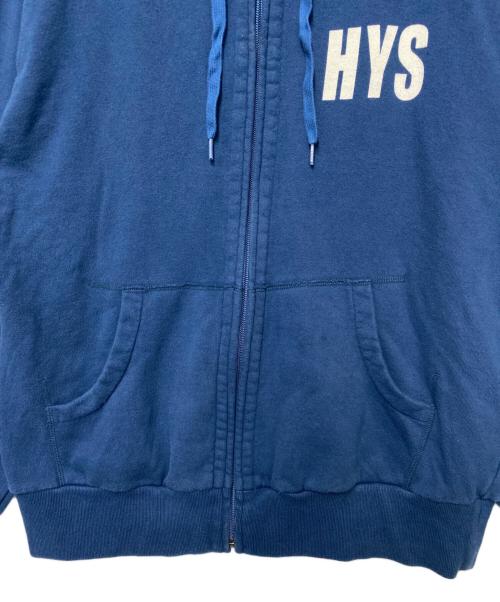 Hysteric Glamour（ヒステリックグラマー）Hysteric Glamour (ヒステリックグラマー) Hysteric Glamour　ジップパーカー ブルー サイズ:Lの古着・服飾アイテム