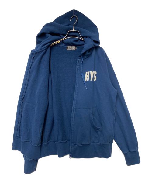 Hysteric Glamour（ヒステリックグラマー）Hysteric Glamour (ヒステリックグラマー) Hysteric Glamour　ジップパーカー ブルー サイズ:Lの古着・服飾アイテム