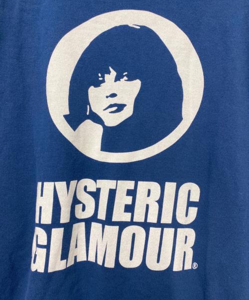 Hysteric Glamour（ヒステリックグラマー）Hysteric Glamour (ヒステリックグラマー) Hysteric Glamour　ジップパーカー ブルー サイズ:Lの古着・服飾アイテム