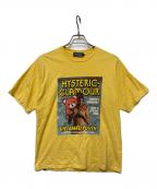 Hysteric Glamourヒステリックグラマー）の古着「プリントTシャツ」｜イエロー