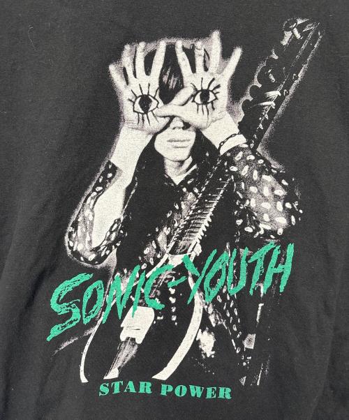 Hysteric Glamour（ヒステリックグラマー）Hysteric Glamour (ヒステリックグラマー) プリントTシャツ ブラック サイズ:Lの古着・服飾アイテム
